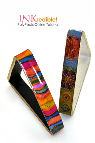 INKredible Alcohol Inks Polymer Clay Tutorial - Fabric Fantastic Bracelets (eBook+Video)