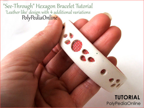 Polymer Clay "See Through" Technique Tutorial - Bracelet (eBook+Video)