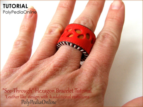 Polymer Clay "See Through" Technique Tutorial - Bracelet (eBook+Video)