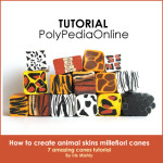 Polymer Clay Animal Print Canes Tutorial (eBook)