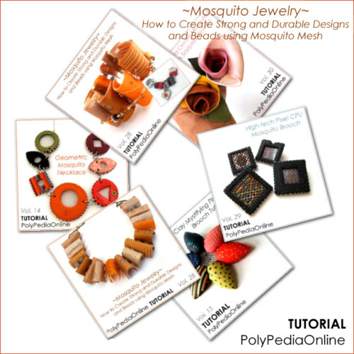 Polymer Clay Mosquito Technique Tutorial - Beads & Necklace (eBook)