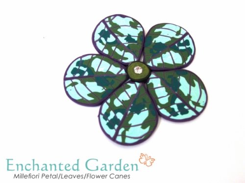 Polymer Clay Globe Fantasy Millefiori Flower, Petal, Leaf Cane Tutorial (eBook+Video)