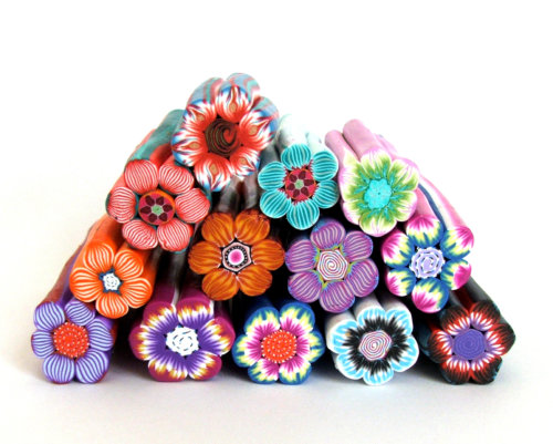 Polymer Clay Backgroundless Flower Canes Tutorial (eBook)