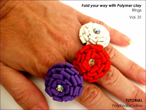 Polymer Clay Fold Your Way - Folding Bracelets, Earrings Tutorial (eBook+Videos)