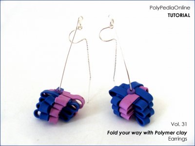 Polymer Clay Fold Your Way - Folding Bracelets, Earrings Tutorial (eBook+Videos)