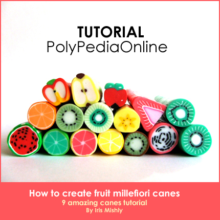 DIY Fruit Cane Tutorial : Fimo Cane Tutorial : Polymer Clay