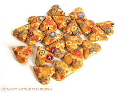 Variation on Polymer Clay Heart Pillow Beads Tutorial (eBook)