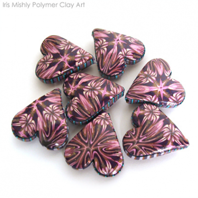 Variation on Polymer Clay Heart Pillow Beads Tutorial (eBook)