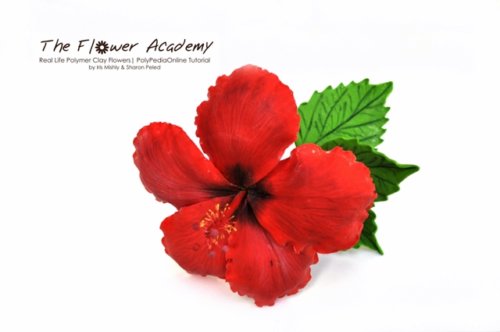 Flower Academy Polymer Clay Flowers Tutorial Heavenly Hibiscus Flower
