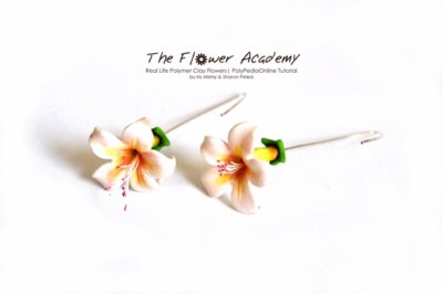 Polymer clay flower academy tutorial - how to create polymer clay flowers jasmine