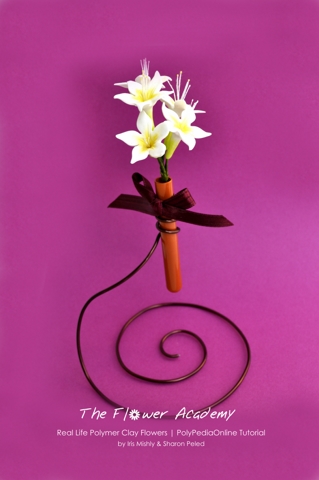 Polymer clay flower academy tutorial - how to create polymer clay flowers jasmine