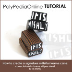 polymer clay signature name cane tutorial