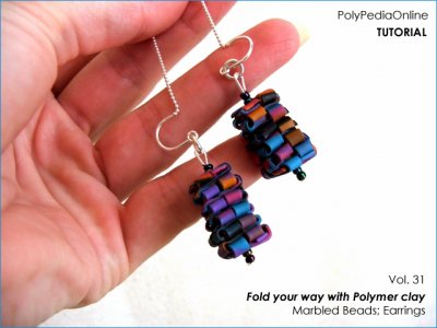 Polymer Clay Fold Your Way - Folding Bracelets, Earrings Tutorial (eBook+Videos)