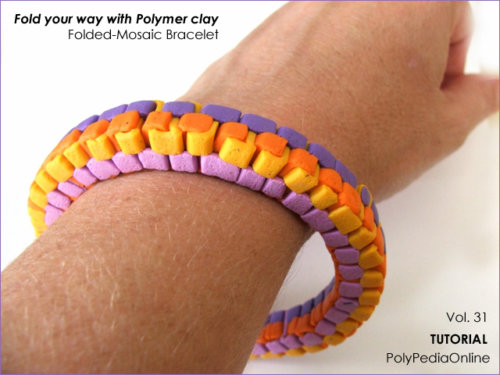 Polymer Clay Fold Your Way - Folding Bracelets, Earrings Tutorial (eBook+Videos)