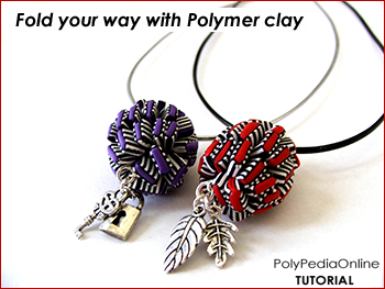 Polymer Clay Fold Your Way - Folding Bracelets, Earrings Tutorial (eBook+Videos)