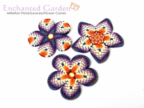 Polymer Clay Pixel Fantasy Millefiori Flower, Petal, Leaf Cane Tutorial (eBook+Video)