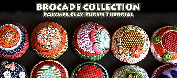 polymer clay tutorials texture purses technique