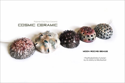 Cosmic Ceramic Polymer Clay Tutorial - Faux Ceramic Moon Rocks Beads