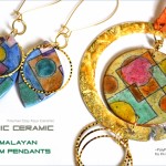 Cosmic Ceramic Polymer Clay Tutorial - Faux Ceramic Himalayan Totem Pendants