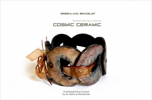 Cosmic Ceramic Polymer Clay Tutorial - Faux Ceramic GreenLand Bracelet