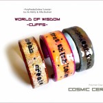 Cosmic Ceramic Polymer Clay Tutorial - Faux Ceramic World of Wisdom Cuffs