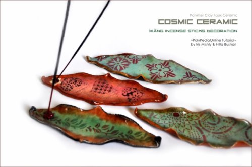 Cosmic Ceramic Polymer Clay Tutorial - Faux Ceramic Xiāng Incense Sticks Decoration