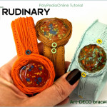 polymer clay extruder tutorial art deco bracelets