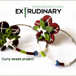 Extrudinary Polymer Clay Curly Beads Earrings (eBook+Video)