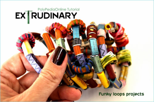 polymer clay tutorial extruder wire bracelets