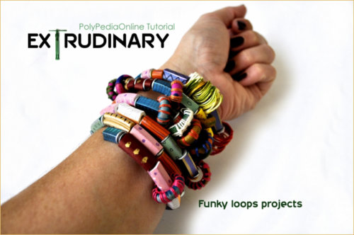 polymer clay tutorial extruder wire bracelets