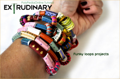 polymer clay tutorial extruder wire bracelets
