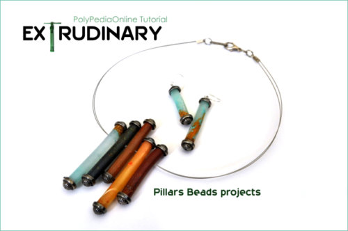 Extrudinary Polymer Clay Torpedo & Pillar Beads (eBook+Video)