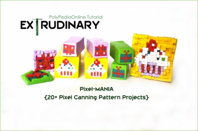 polymer clay extruder tutorial pixel mania millefiori canes