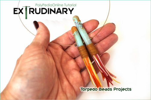 polymer clay tutorial extruder torpedo beads