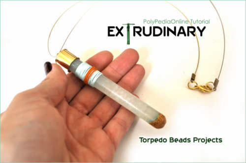 polymer clay tutorial extruder torpedo beads
