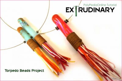 polymer clay tutorial extruder torpedo beads