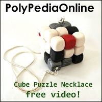 free polymer clay tutorial cube