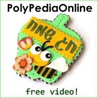 free polymer clay magnet tutorial