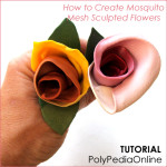 Polymer Clay Mosquito Technique Tutorial - Flowers (eBook+Video)