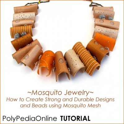 Polymer Clay Mosquito Technique Tutorial - Beads & Necklace (eBook)