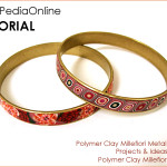 Polymer Clay Millefiori Metal Channel Bangles Tutorial (eBook)