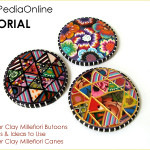 Polymer Clay Millefiori Buttons, Paper Clip Bookmarks Tutorial (eBook)