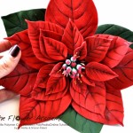 Polymer clay flower academy tutorial - how to create polymer clay flowers poinsettia