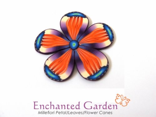 The Complete "Enchanted Garden" 14 Polymer Clay Millefiori Flower Canes Tutorial (eBooks+Videos)