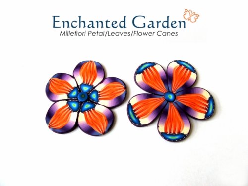 Polymer Clay Laser Beams Fantasy Millefiori Flower, Petal, Leaf Cane Tutorial (eBook+Video)