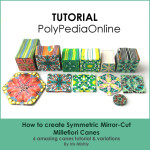 Polymer Clay Kaleidoscope Canes Tutorial (eBook)