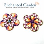 Polymer Clay Twins 2-in-1 Fantasy Millefiori Flower, Petal, Leaf Cane Tutorial (eBook+Video)