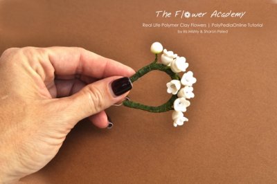 Polymer clay flower academy tutorial - how to create polymer clay flowers lily of the valley