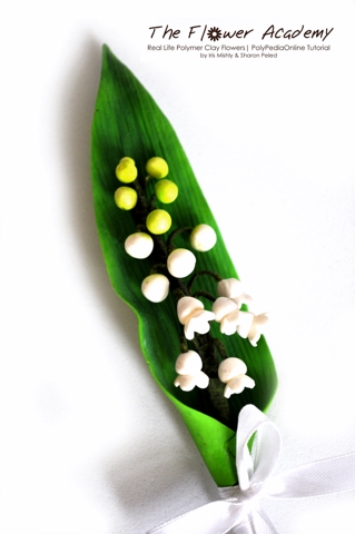 Flower Academy Polymer Clay Flowers Tutorial - Lily of The Valley Flower