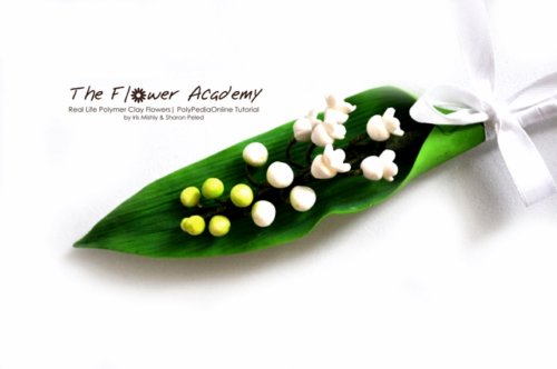 Flower Academy Polymer Clay Flowers Tutorial - Lily of The Valley Flower